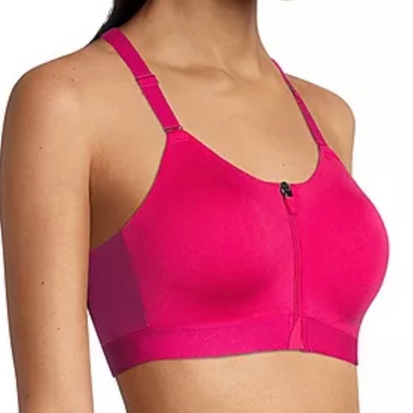 Xersion Women's Fuchsia High Support Sports Bra Size S M XL XXL - Picture 1 of 15